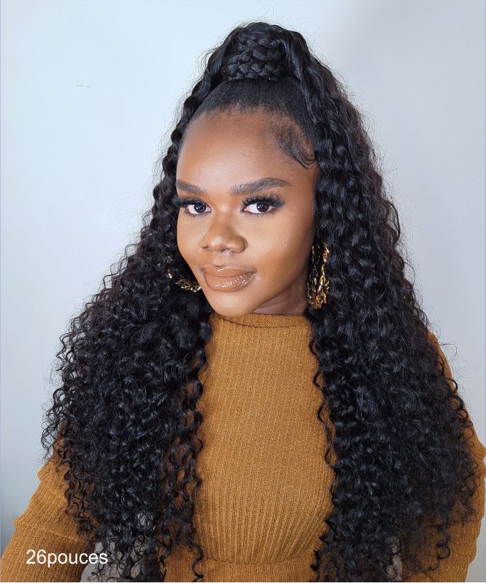 GLAMMANE Perruque Coiffure Bohème Chic Cheveux Long 1