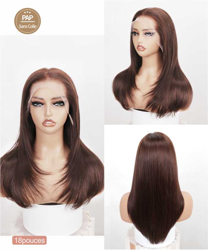 perruque cheveux raide 6x4 hd lace 7