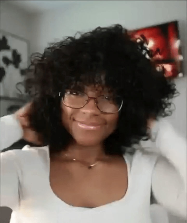 Perruque Kinky Curly lace libérés GLAMMANE gif