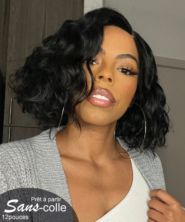 Cheveux Humains Loose Wave Sans Colle Perruque GLAMMANE