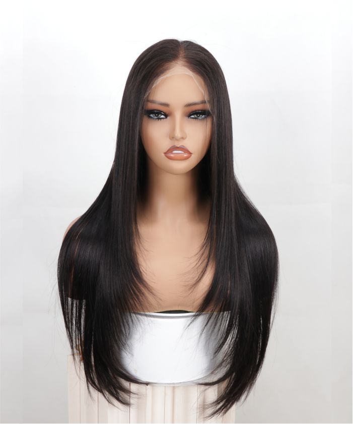 noir cheveux lisses degrades 1