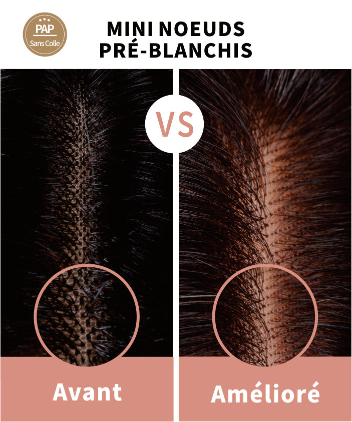 Glammane Perruque Ondulée Noir Naturelle 9