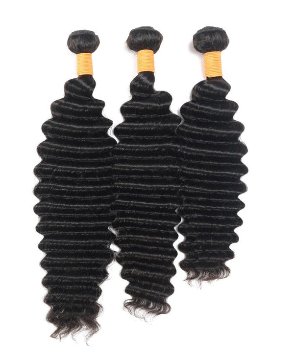 3 Extension Cheveux Tissage Deep Wave Dégradées - GLAMMANE