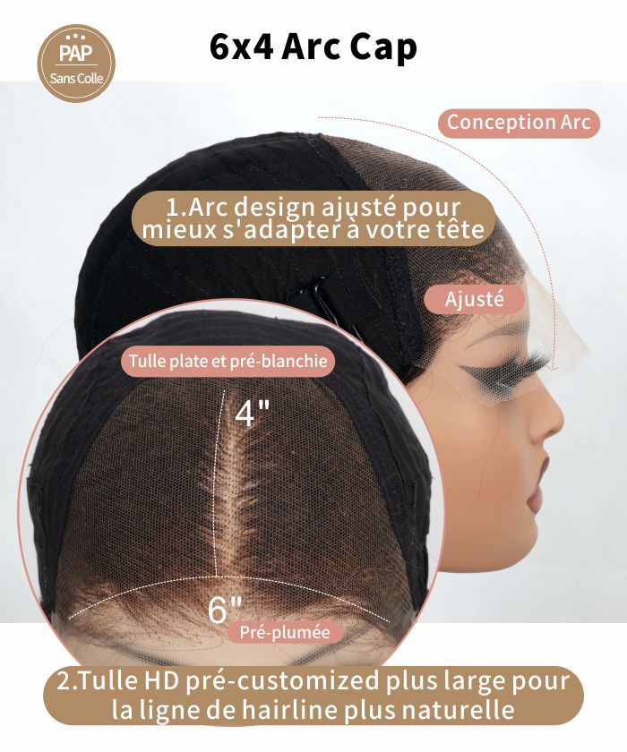 perruque cheveux balayage brune bouclee 5