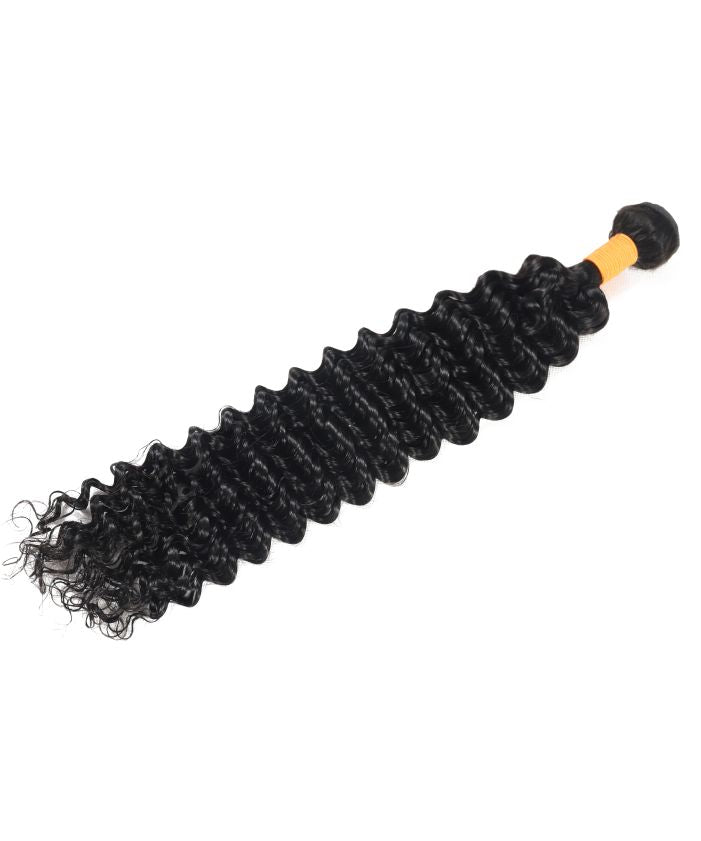 1 Extension Cheveux Tissage Deep Wave Bundle 100% Virgin Human Hair 3