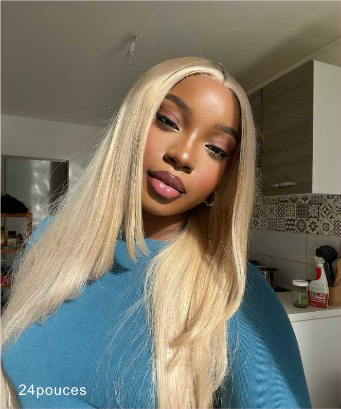 perruque Cheveux blonde longue 2