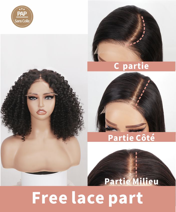 perruque cheveux carre noir jerry curly 4