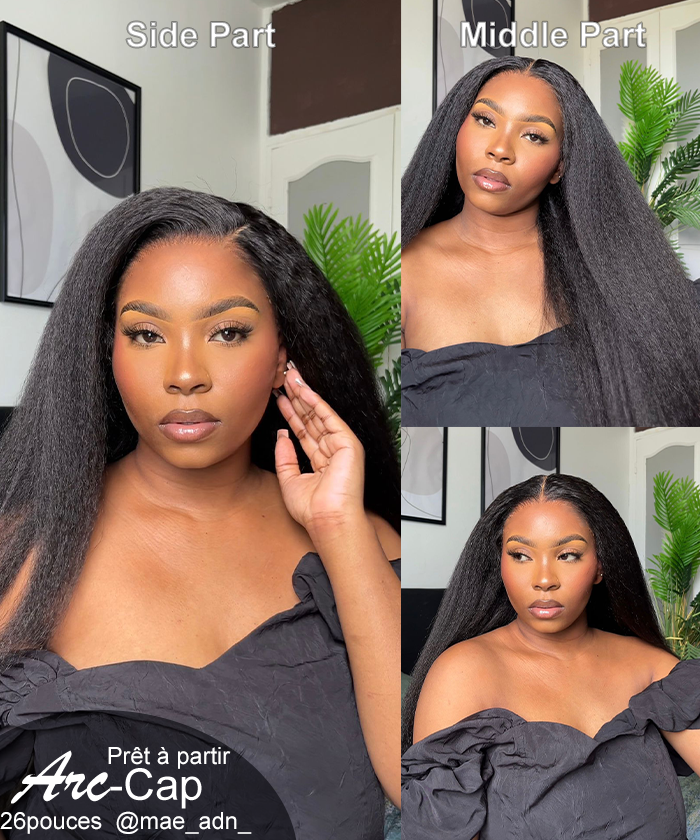 Cheveux Humains Kinky Straight GLAMMANE 2