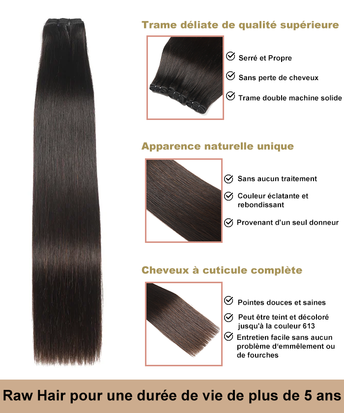 Raw Hair Soyeux et Lisses GLAMMANE 2